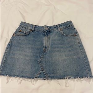 cute jean skirt
